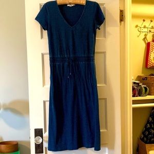 Boden indigo cotton dress